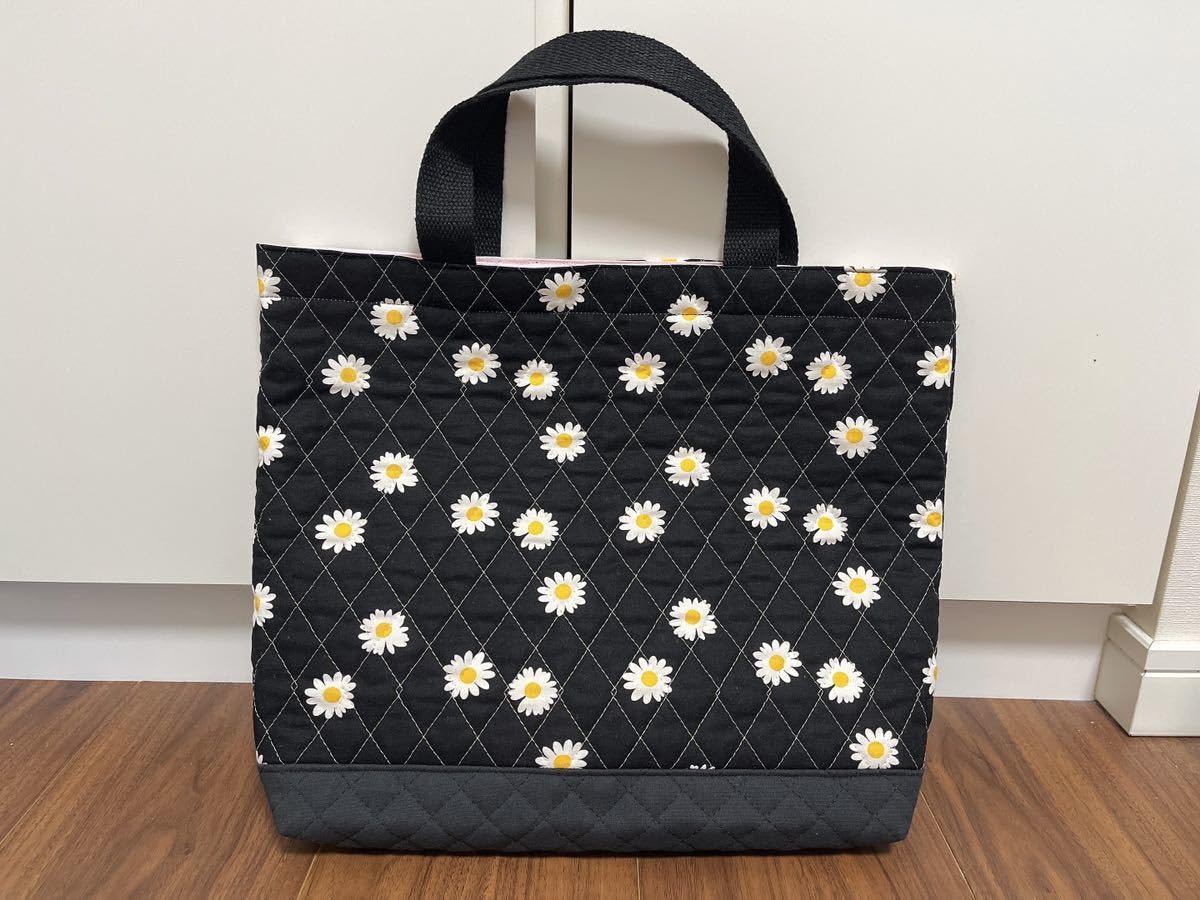 バラ柄刺繍　手提げバッグ　グラニーバッグ　お出かけ　お稽古　トートバッグ バラ柄刺繍 手提げバッグ グラニーバッグ お出かけ お稽古