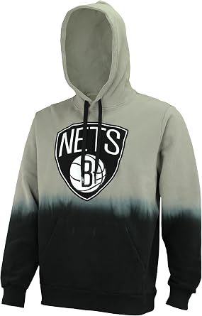 FISLL NBA Teams Mens Black Dip Dye Hooded Sweatshirt