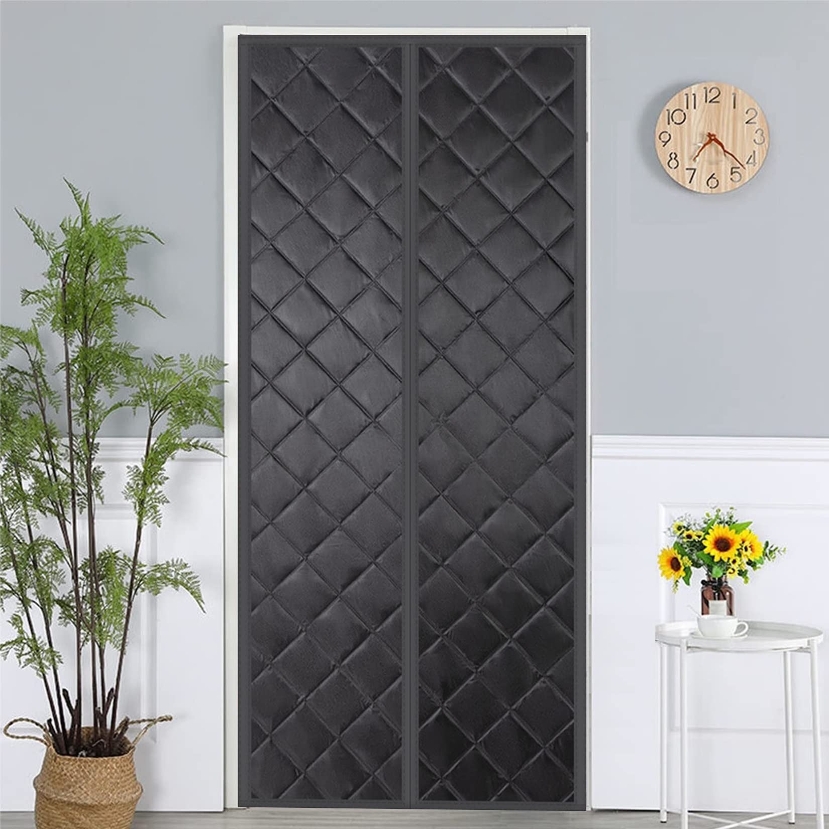 Magnetisch Warmtewerend Gordijn 255 x 215 cm Handsfree, Winter