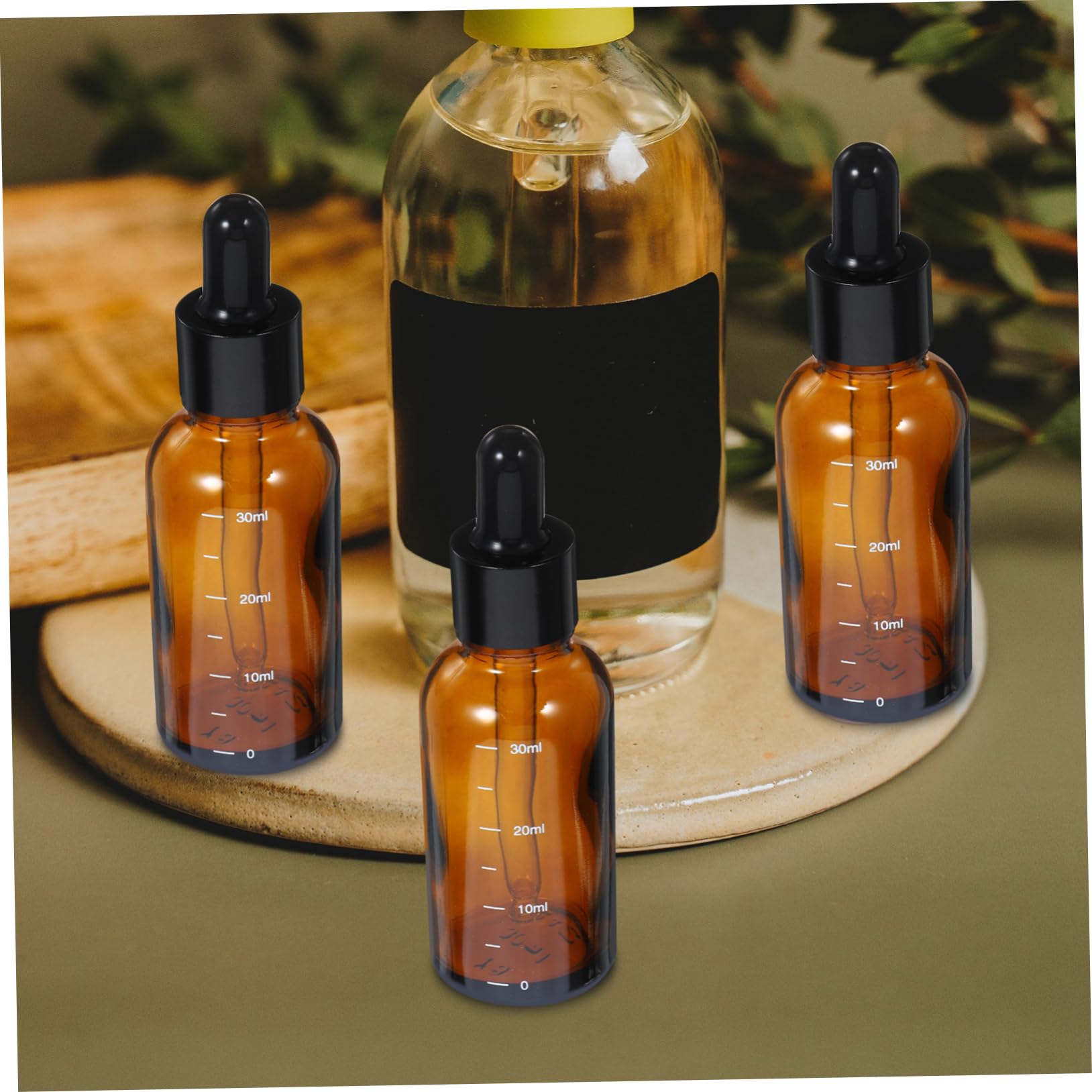OUNONA 20stücke Braune -dropperflaschen Mit Pipette Für Ätherische Öle Aromatherapie Und Mit Für Präzise Dosierung Leicht Und