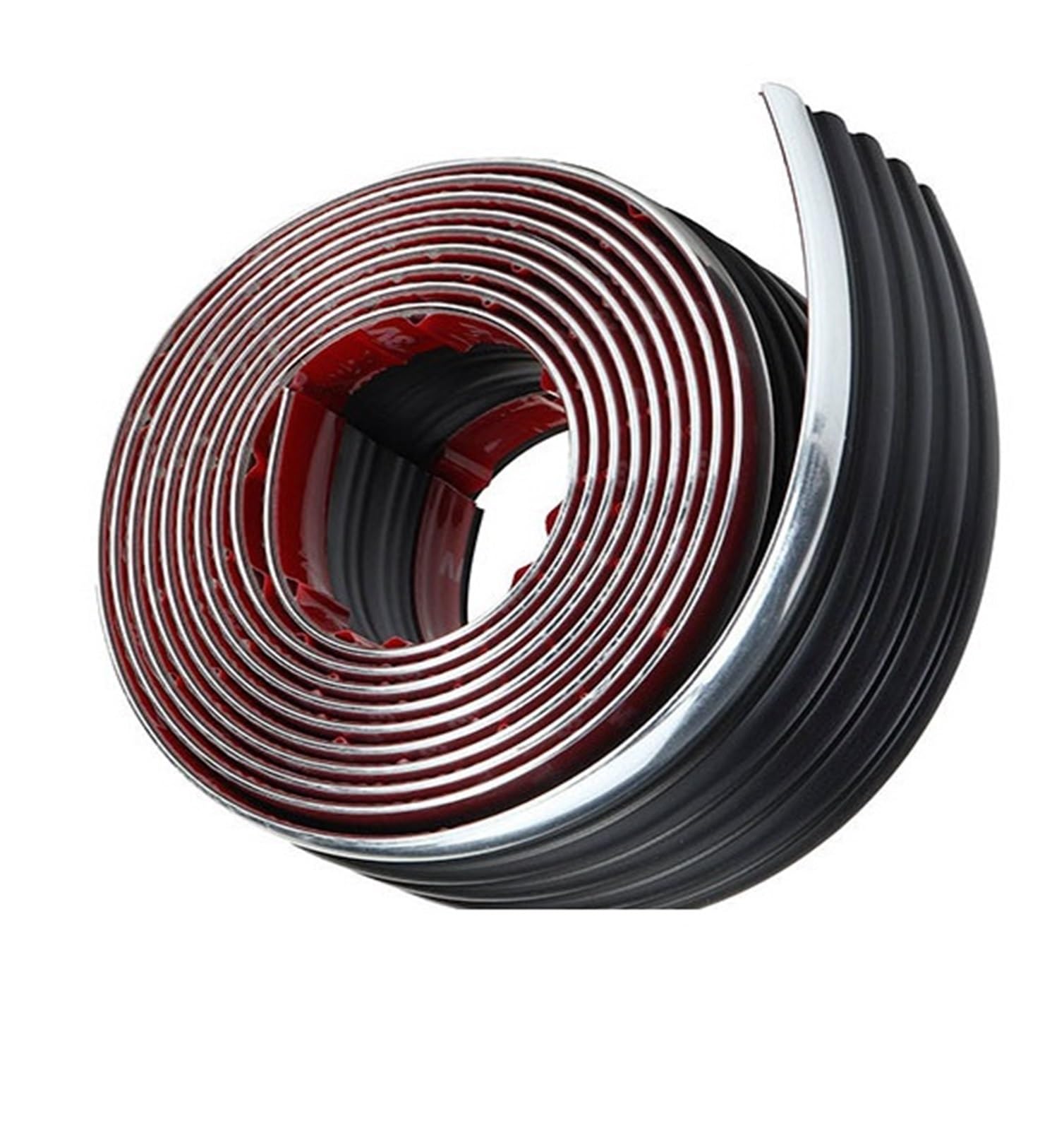Jupe Latérale Voiture 1 M/3 Mètres/4 M Porte Côté Hayon Décorer Garniture Moulage Bricolage Bande Camionnette Protéger Bande Fenêtre Miroir Pare-chocs Anti Collision Winglet Wings ( Taille : 3Meters )