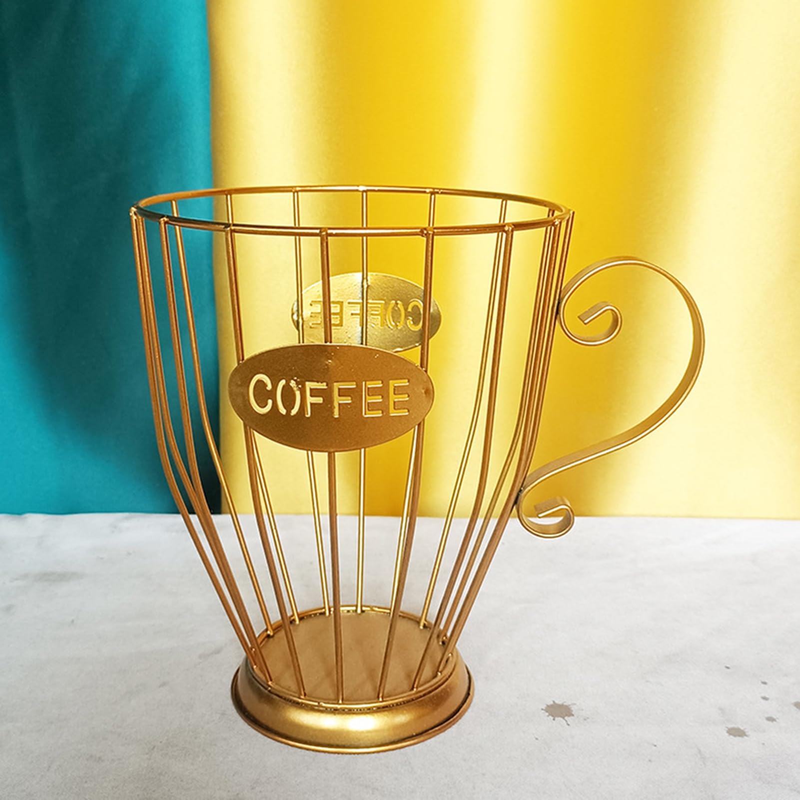Guolich Panier Capsules Café Cylindrique – Bois D’Érable – 30+ K-Cups Ou 120 Nespresso