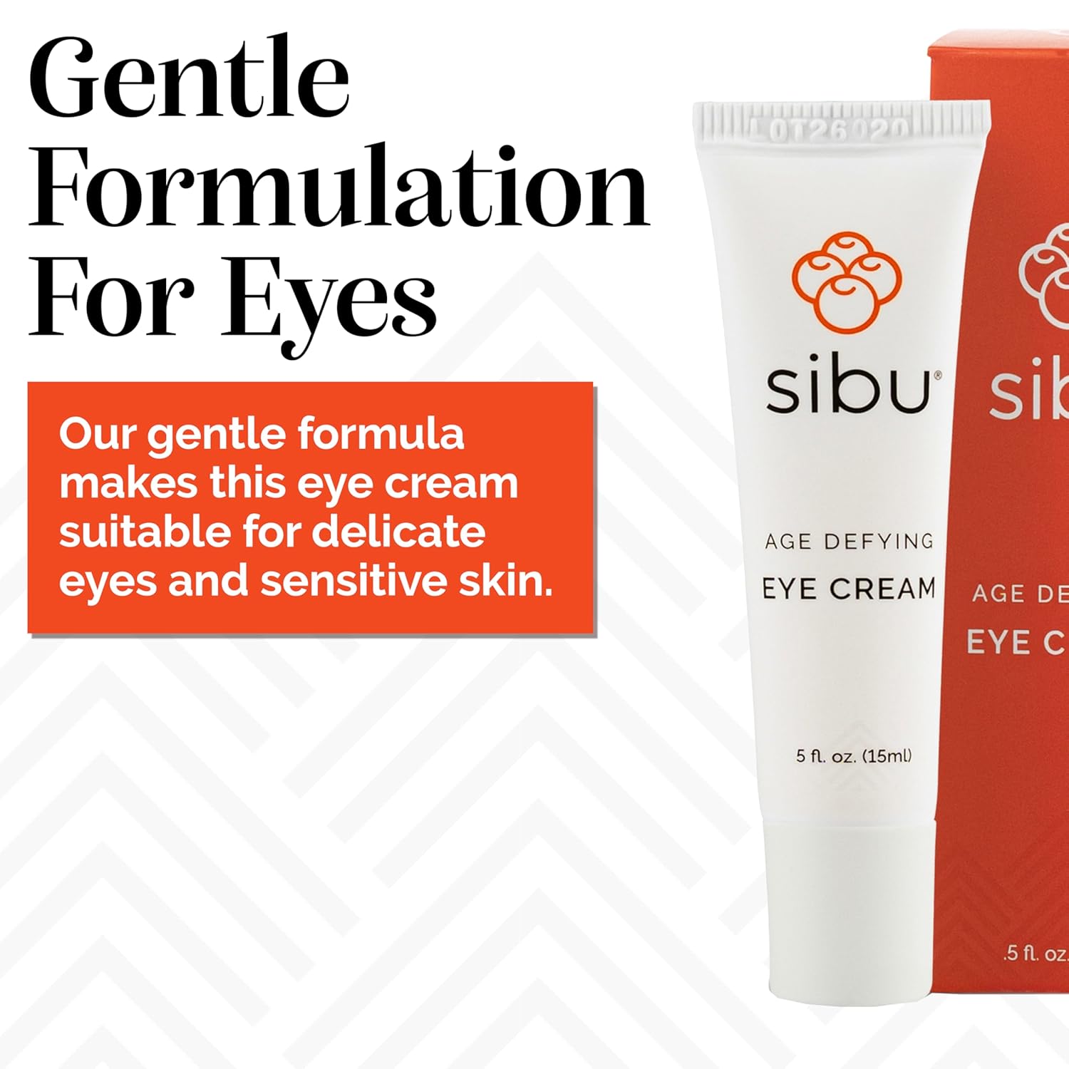 sibu Age-Defying Eye Cream, Made with Premium Himalayan Sea Buckthorn & Hyaluronic Acid (0.5 oz) – Smooths Eye Wrinkles & Reduces Puffiness