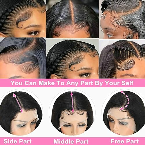 Miniatura 7 de Pelucas onduladas de 20 pulgadas de cabello humano real HD frontal 13 × 4 peluca de encaje para mujeres profesionales diversos estilos