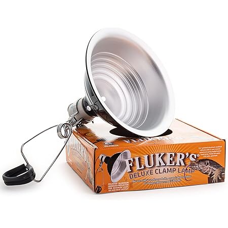 Flukers 27002 Repta-Clamp Lamp with Switch for Reptiles, 5.5-Inch