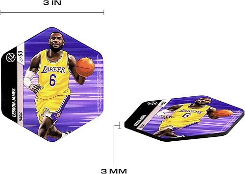 Miniatura 4 de FLEX NBA TCG Game  Juego de iniciación de equipo para 1 jugador, producto oficial con jugadores reales, a partir de 6 años (Los Angeles Lakers)