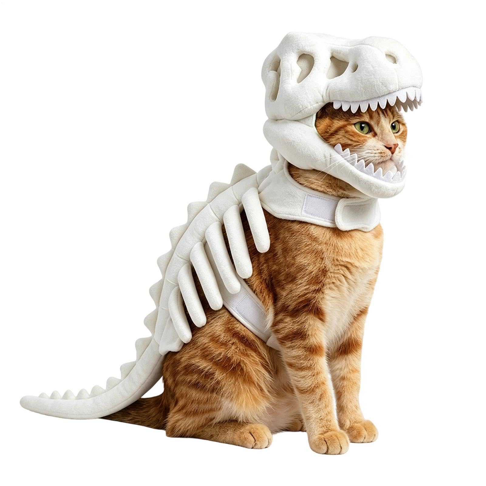 Kostium szkieletu dinozaura, zabawny, miękki pluszowy szkielet 3D, cosplay