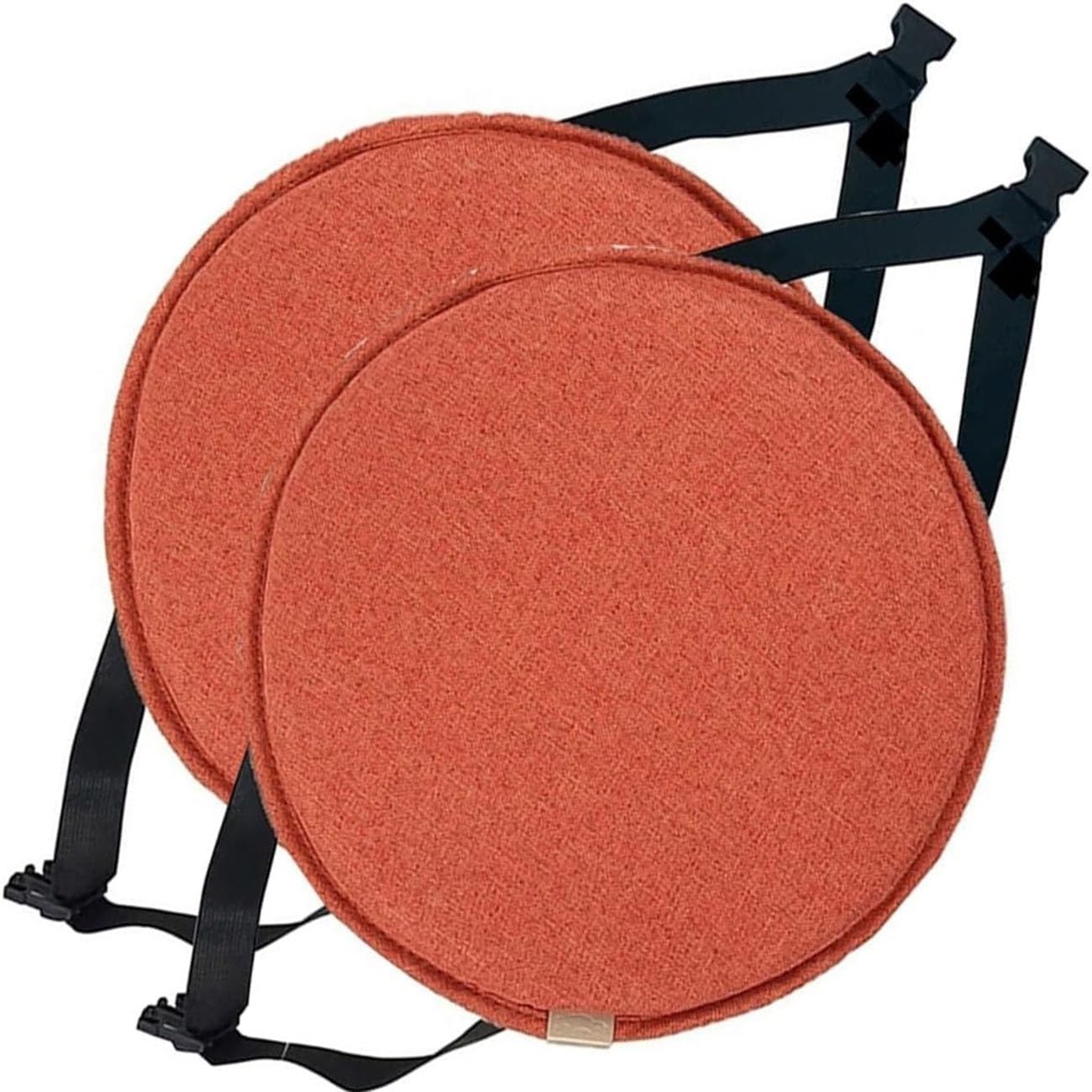 Set of 1/2/4 Chair Pads for Dining Room - Round Comfortable Memory Foam Non Slip Kitchen Seat Cushions With Machine Washable Cover And Ties,for Bistro Patio Office Coffee Shop(Color4,40cm (2pcs))