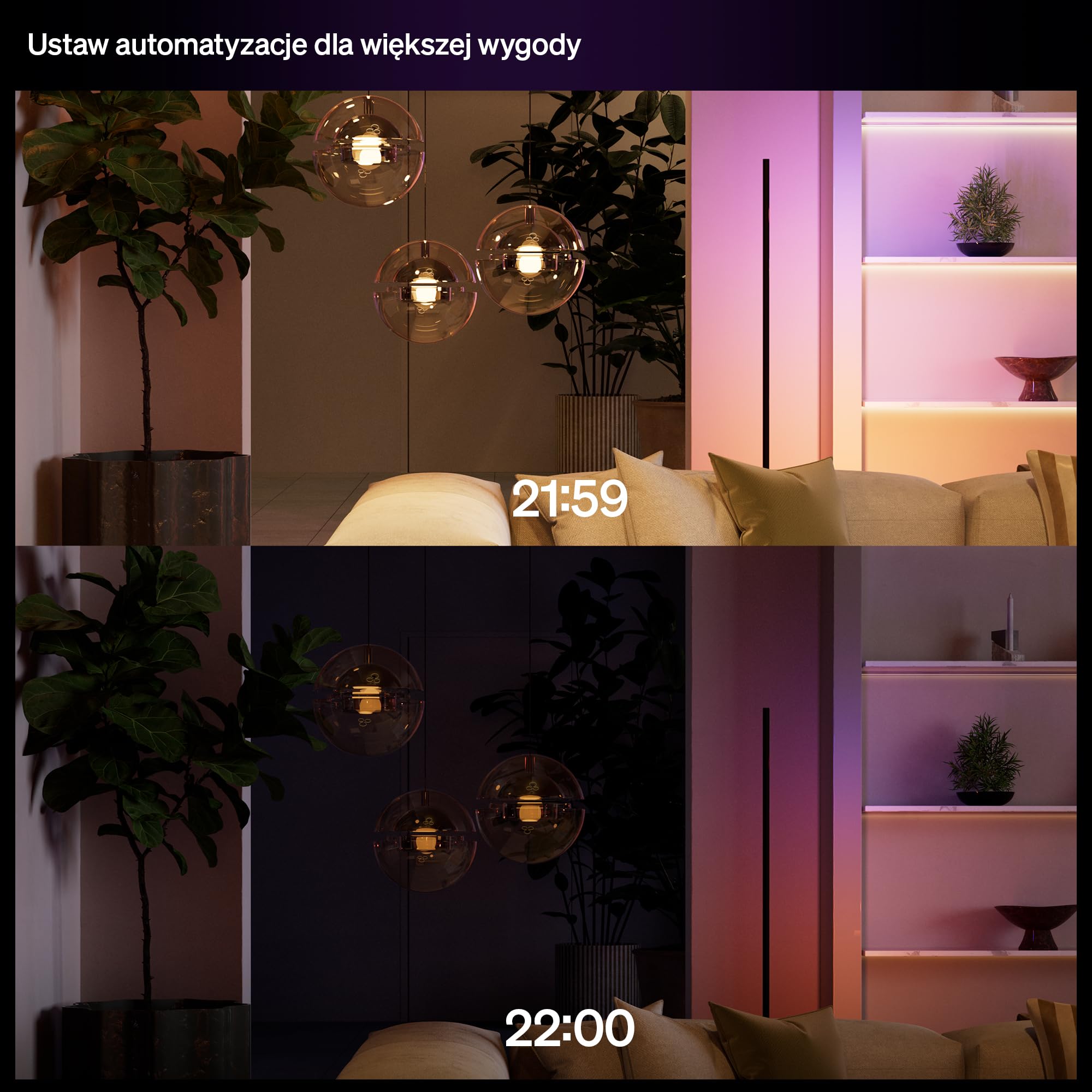 Philips Hue Przewodowy Włącznik Światła, 1 szt., Zamienia Zwykłe Oświetlenie w Inteligentne, Timery i Harmonogramy, Sterowanie w Aplikacji i Głosowe, Apple Home Google Home Alexa
