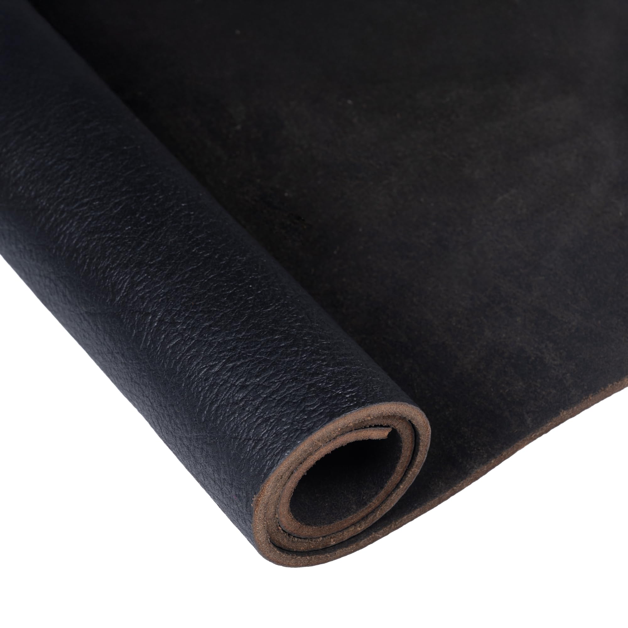 WeaverHandcraft Indian MG Leather Sheet – Buffalo/Elephant Print Textured Leather for Crafting, DIY Fashion, Wall Panels, Bags, Wallets & Home Décor – 1.2mm to 1.4mm Thickness (Black)-image-2