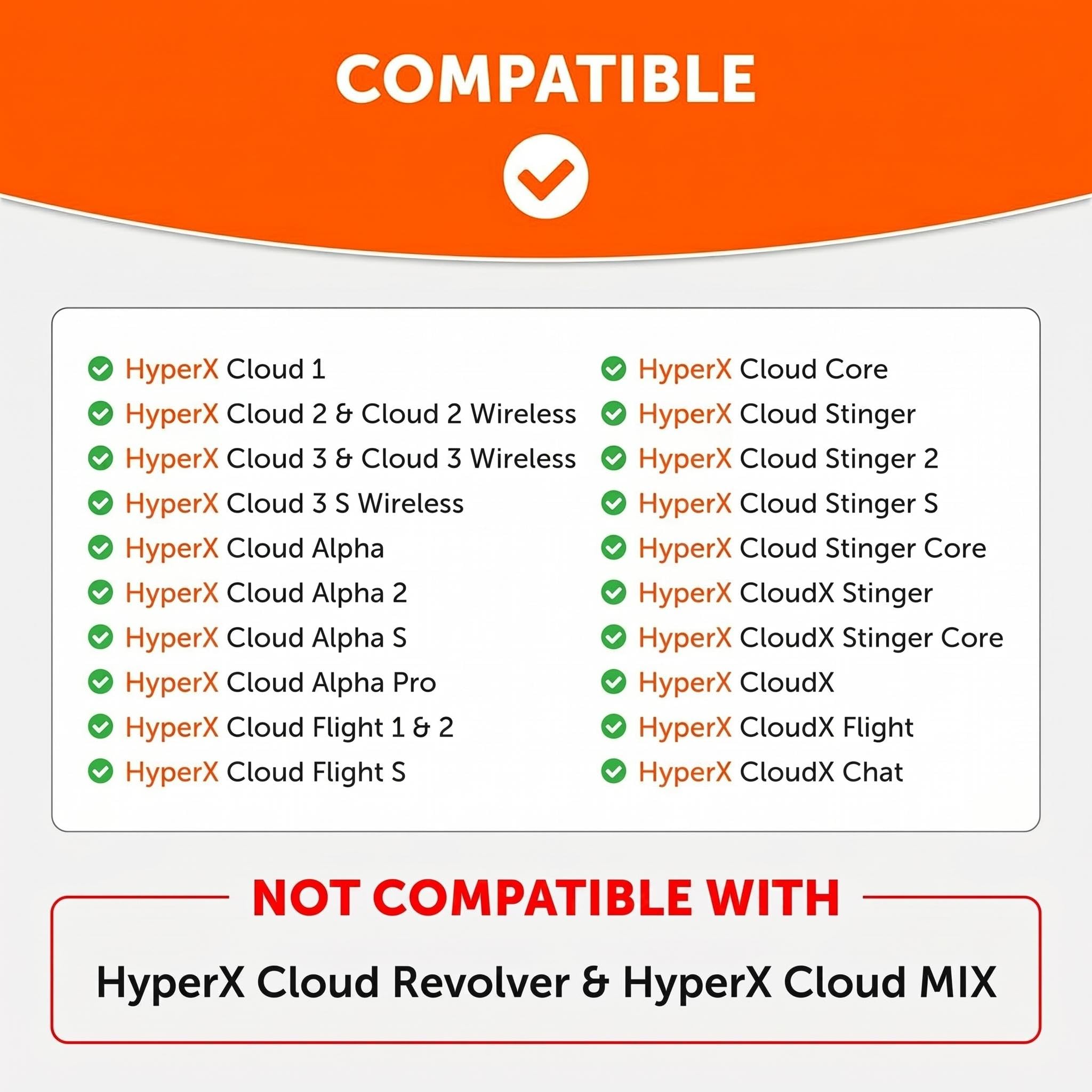 WC FreeZe V2 Cloud – kątowe chłodzące nauszniki żelowe kompatybilne z serią HyperX Cloud firmy Wicked Cushions | Nowy materiał chłodzący FreeZe V2, wyjątkowo gruby | Black