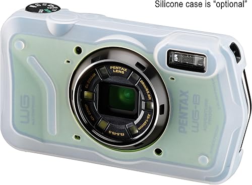 Miniatura 3 de PENTAX WG-8 - Cámara de aventura verde para todo tipo de clima, con excelente resistencia al agua, a prueba de polvo, rendimiento resistente a los