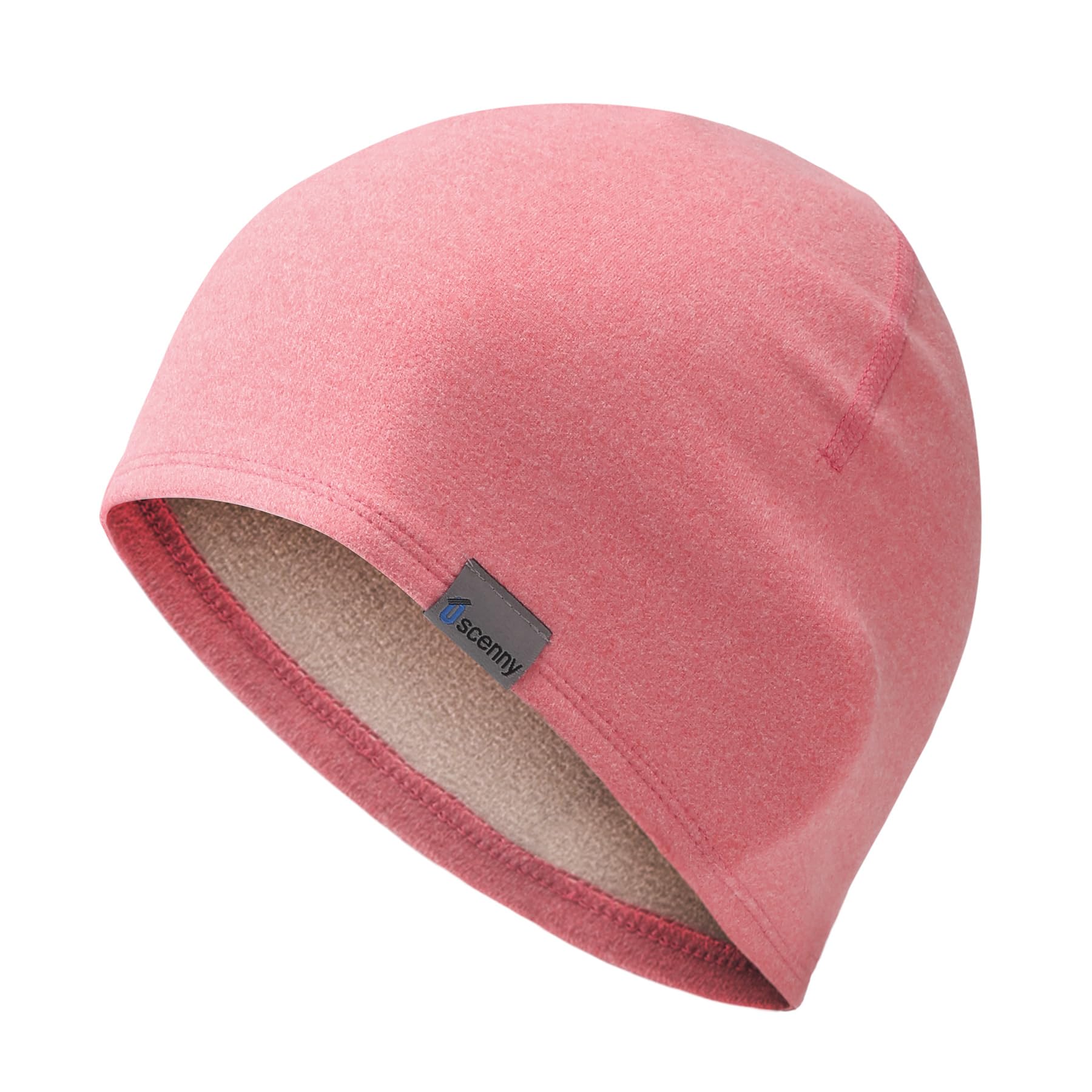 Oscenny Laufen Mütze Herren Damen,Fahrradmütze,Unterhelmmütze Superleicht Weich Warm Beanie Mütze Ohren Zuhalten Mütze für Frühling Herbst Winter Sportmütze Einheitsgröße