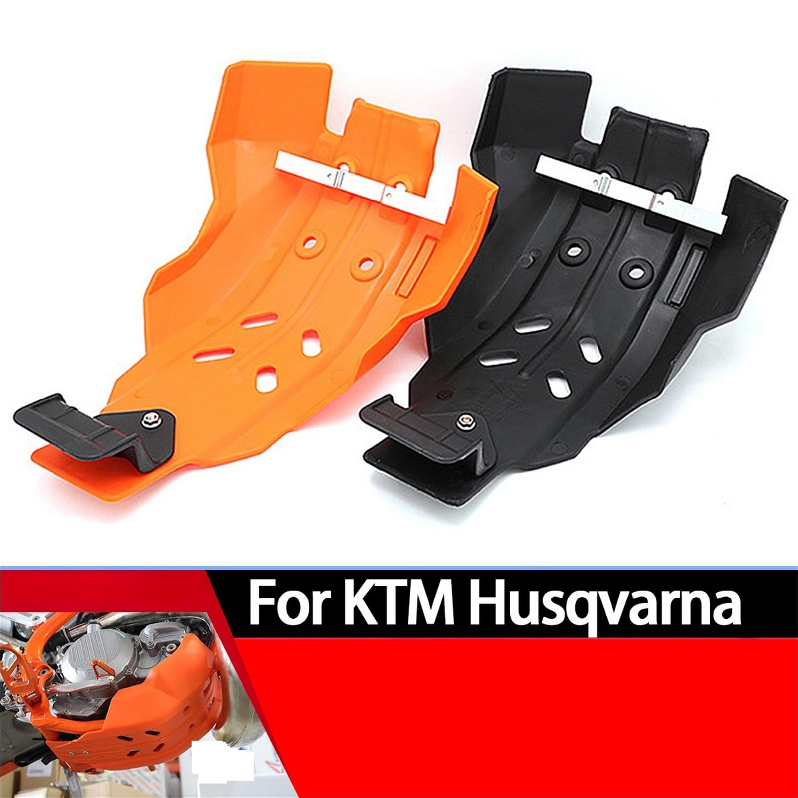 Osłona ochronna hamulca tarczowego Pasuje do K&TM EXC XCF SXF 250 350 Husq&varna TE TC FE FC 2016–2023 Osłona silnika ramy Płyta ochronna(HUS 2T Black)