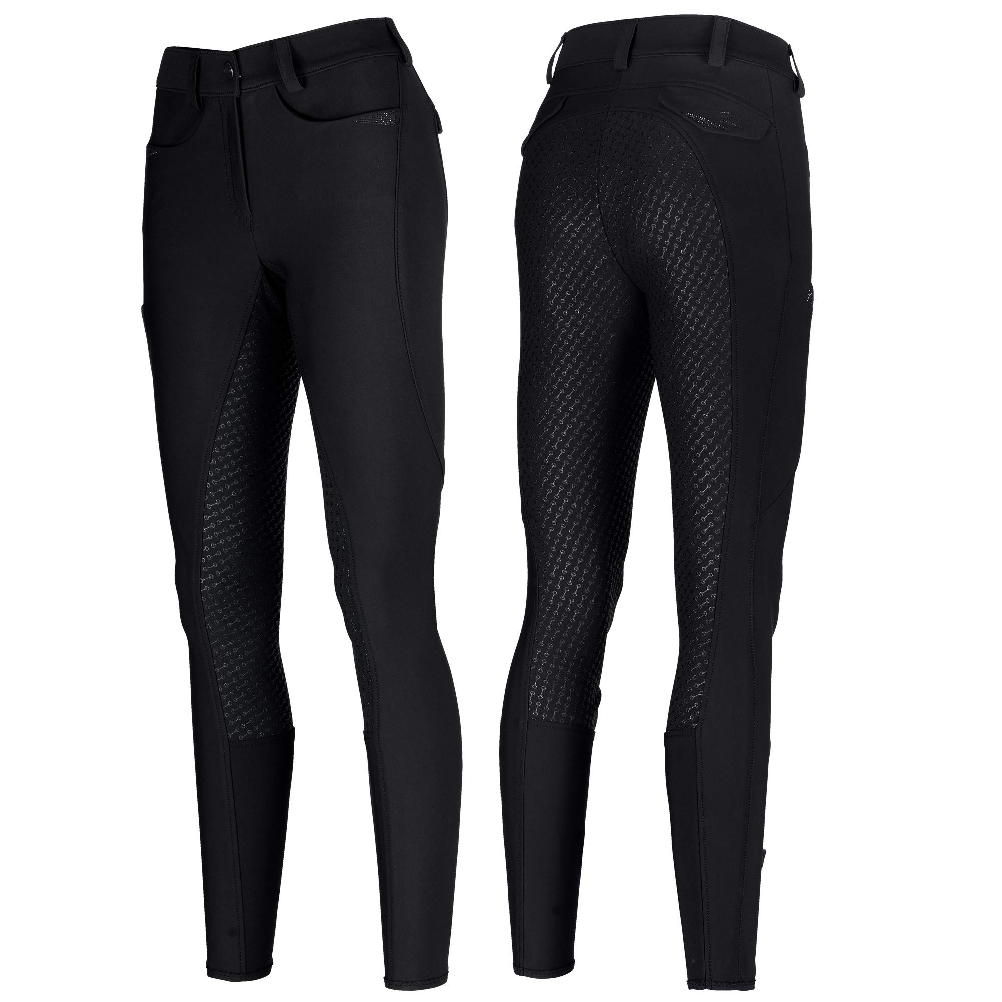 Pantalon d'Équitation Hiver Taille Haute Full Grip Black 32 Pantalon d'Équitation Hiver Taille Haute Full Grip Black 32