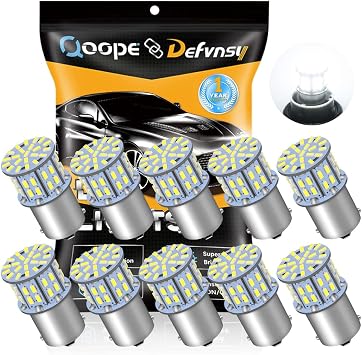 Defvnsy 382 P21W LED Bulb 1156 BA15S - 12V RV Interior Light, Pack of 10