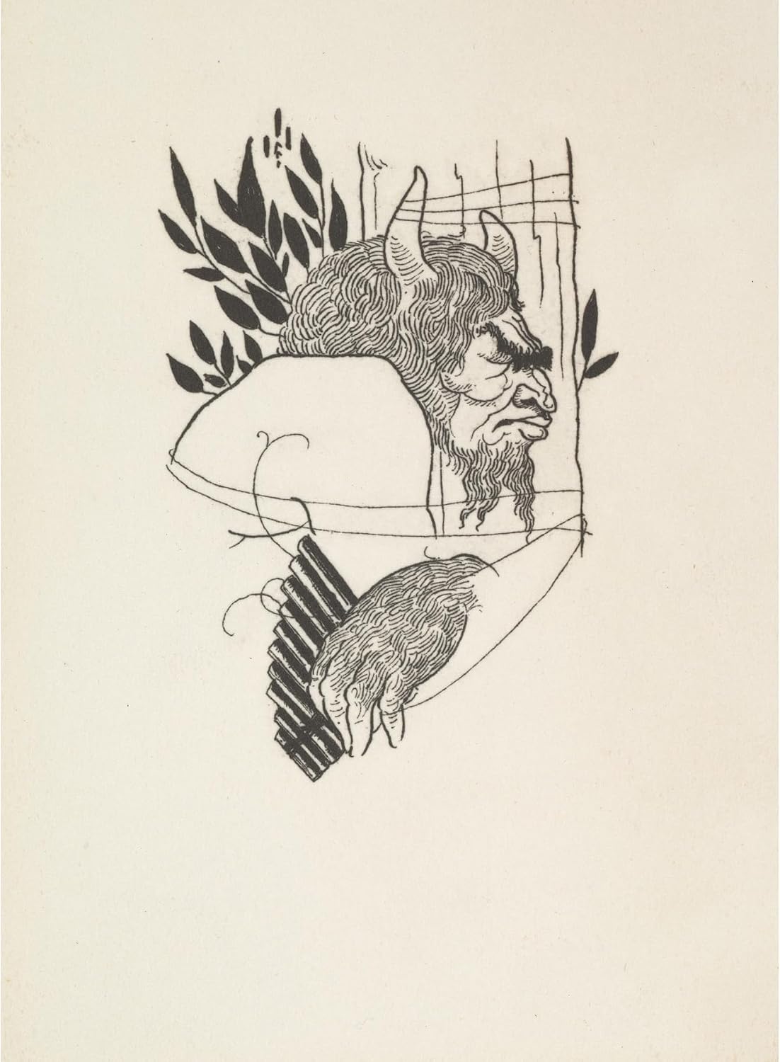 ArtDirect Grotesques by Aubrey Beardsley 7 (1910s) Unframed Art Print Giclee Poster by Aubrey Vincent Beardsley - Ready for Framing with Customization Sizes 7x10, 10x14, 15x20, 24x33, 35x48 and 44x60 inches