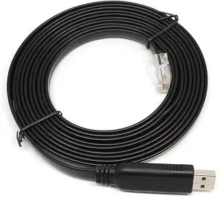 KAUMO CONSOLE(RJ45) USB変換 コンソールケーブル (ブラック 3m FTDIチップ)