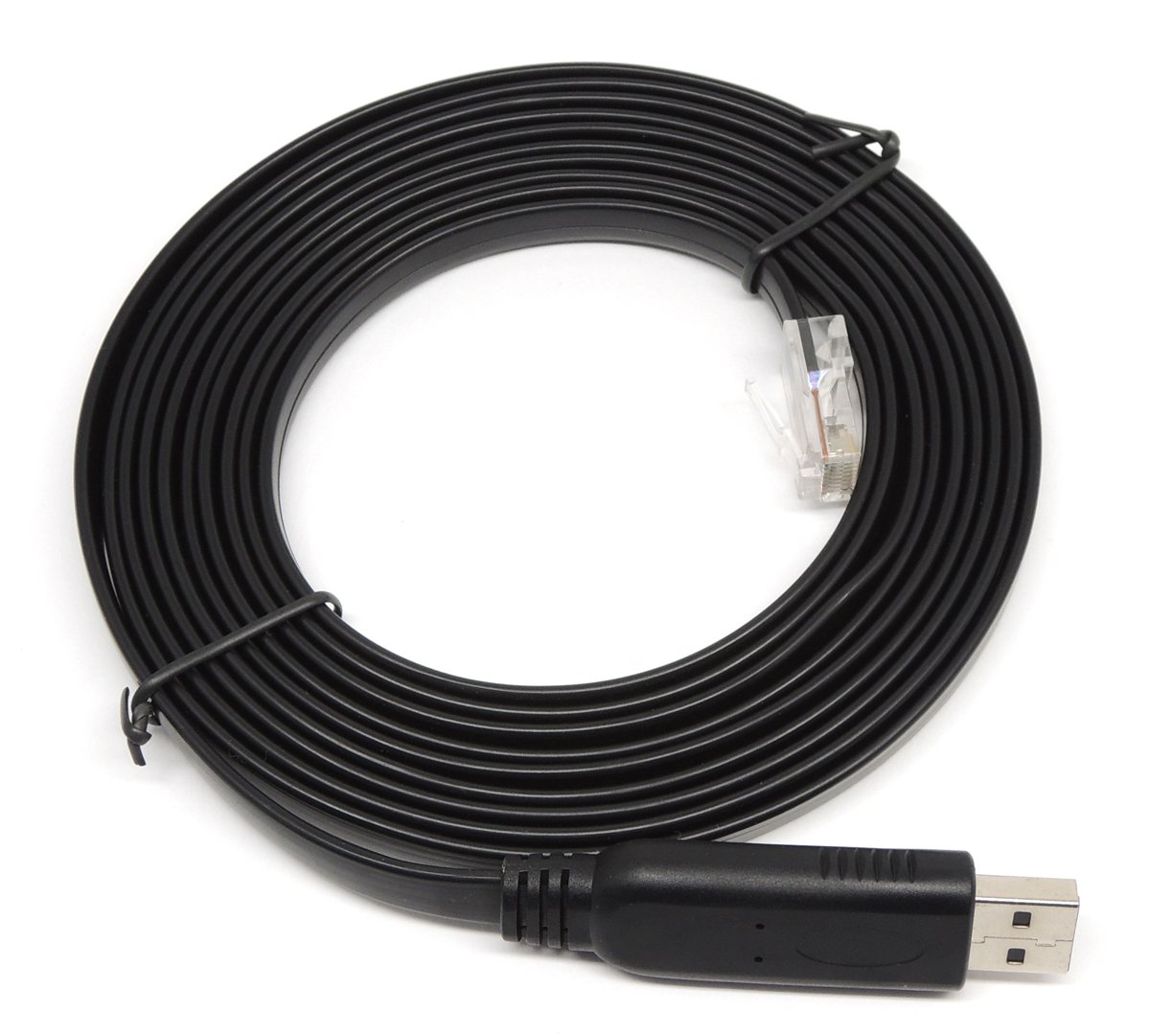 KAUMO CONSOLE(RJ45) USB変換 コンソールケーブル (ブラック 3m FTDIチップ)