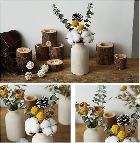 Miniatura 8 de 40 tallos de hojas de eucalipto artificiales con escarcha, tallos de hojas de eucalipto artificiales altas, ramas de eucalipto falsas de 16 pulgadas