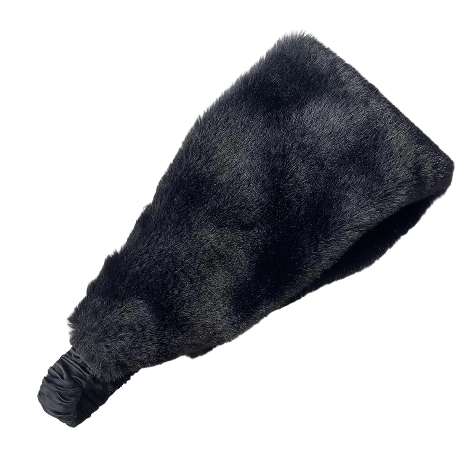 MICFENY Stretchy Wide Brimmed Headbands Soft Plush Ear Warmer Unisex Hair Accessory For Cold Weather Lightweight