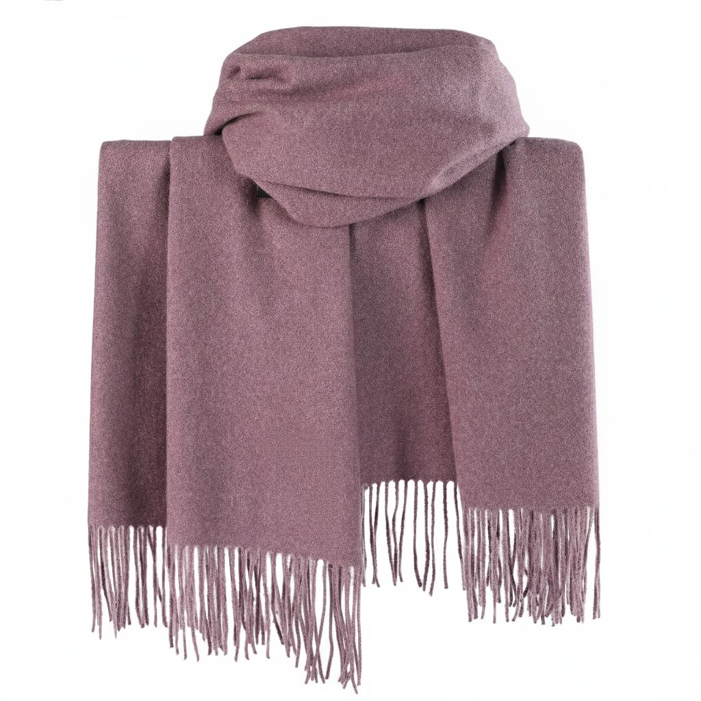 London Scarfs Women's Thick Cashmere Lavender Cashmere Scarf Pashmina Shawls And Wraps For Warm Winter More Thicker Soft Scarves (Lavender)