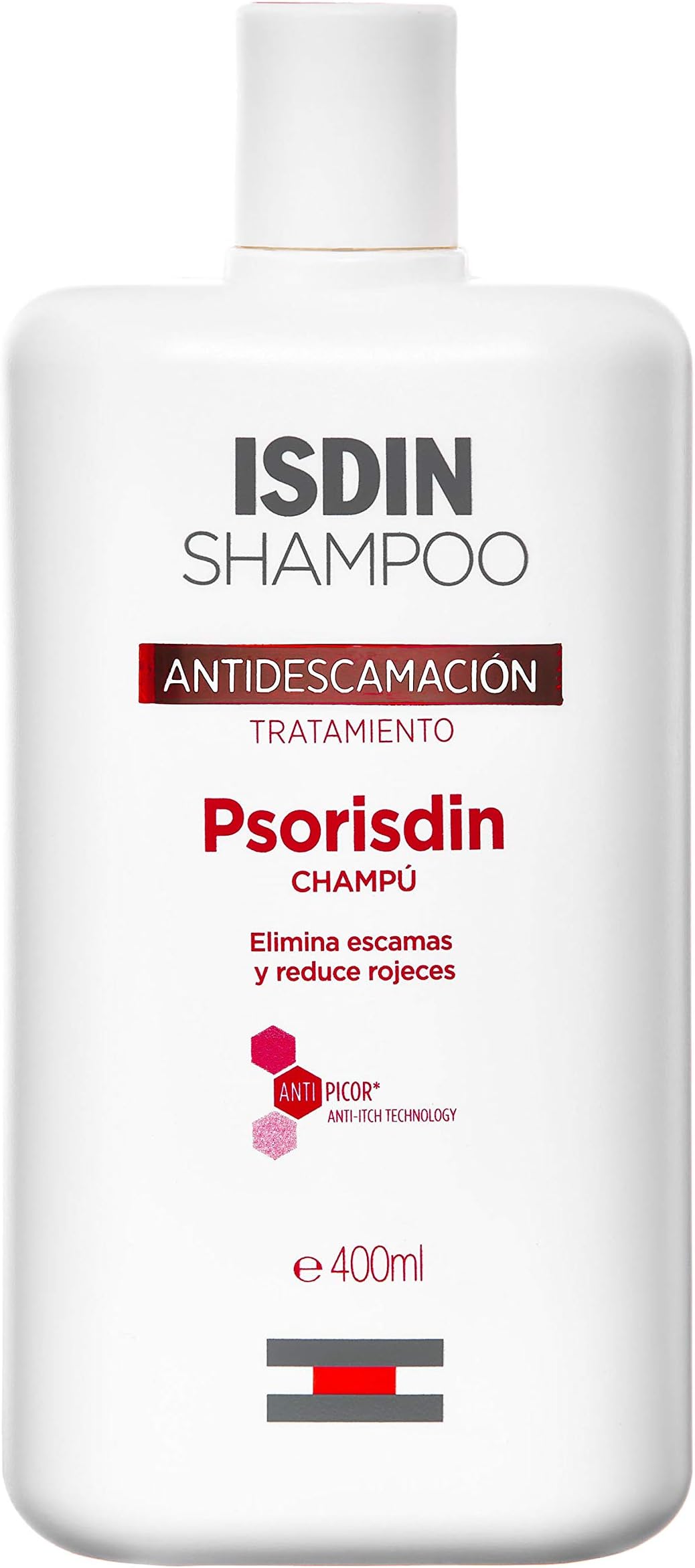ISDIN Psorisdin Psoriasis Control Shampoo (400ml) | Eliminates flaking and reduces redness | Relieves the itching that comes with flaking