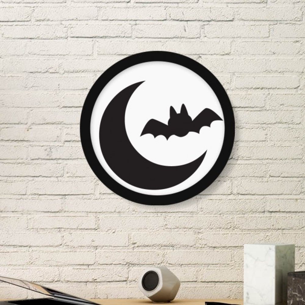 Stickers muraux Halloween salon chambre image lune bat décor maison
