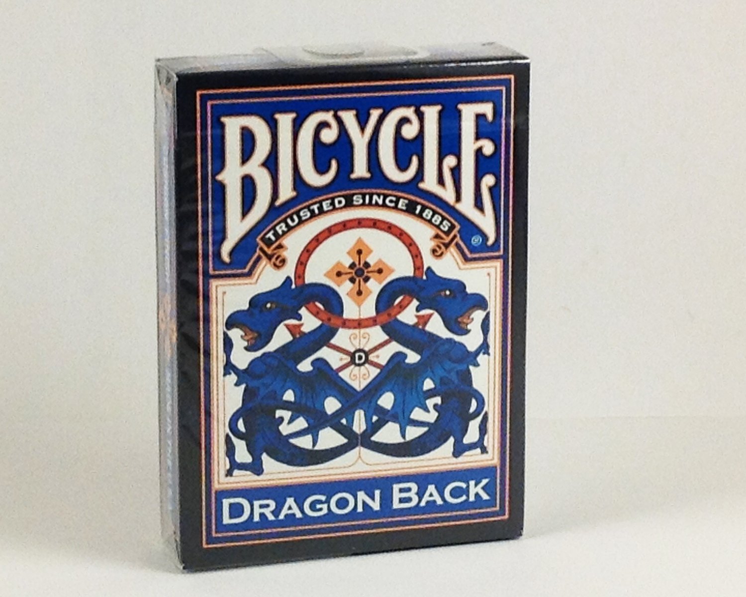 bicicletta drago torna a giocare a carte 3 deck impostato 1 oro, 1 blu