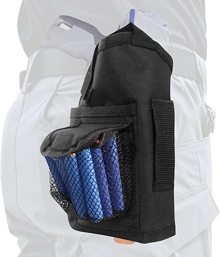 Miniatura 7 de TORMEN Funda táctica ajustable para pistola de pierna derecha, compatible con Nerf Elite Series Blaster