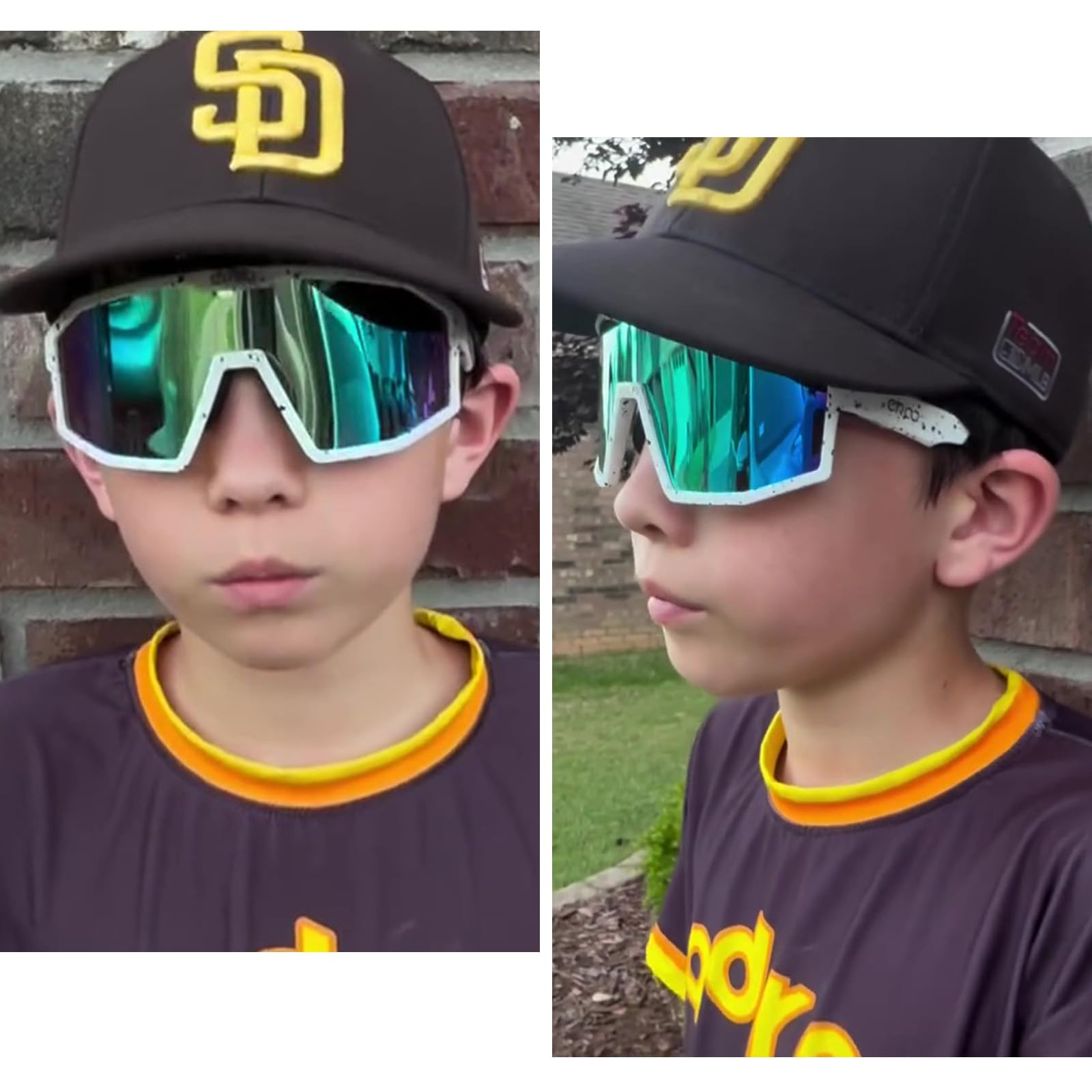 Eazyrun Lunettes de sport polarisées pour hommes, femmes, jeunes, idéales pour le softball, le cyclisme, la course à pied, la randonnée