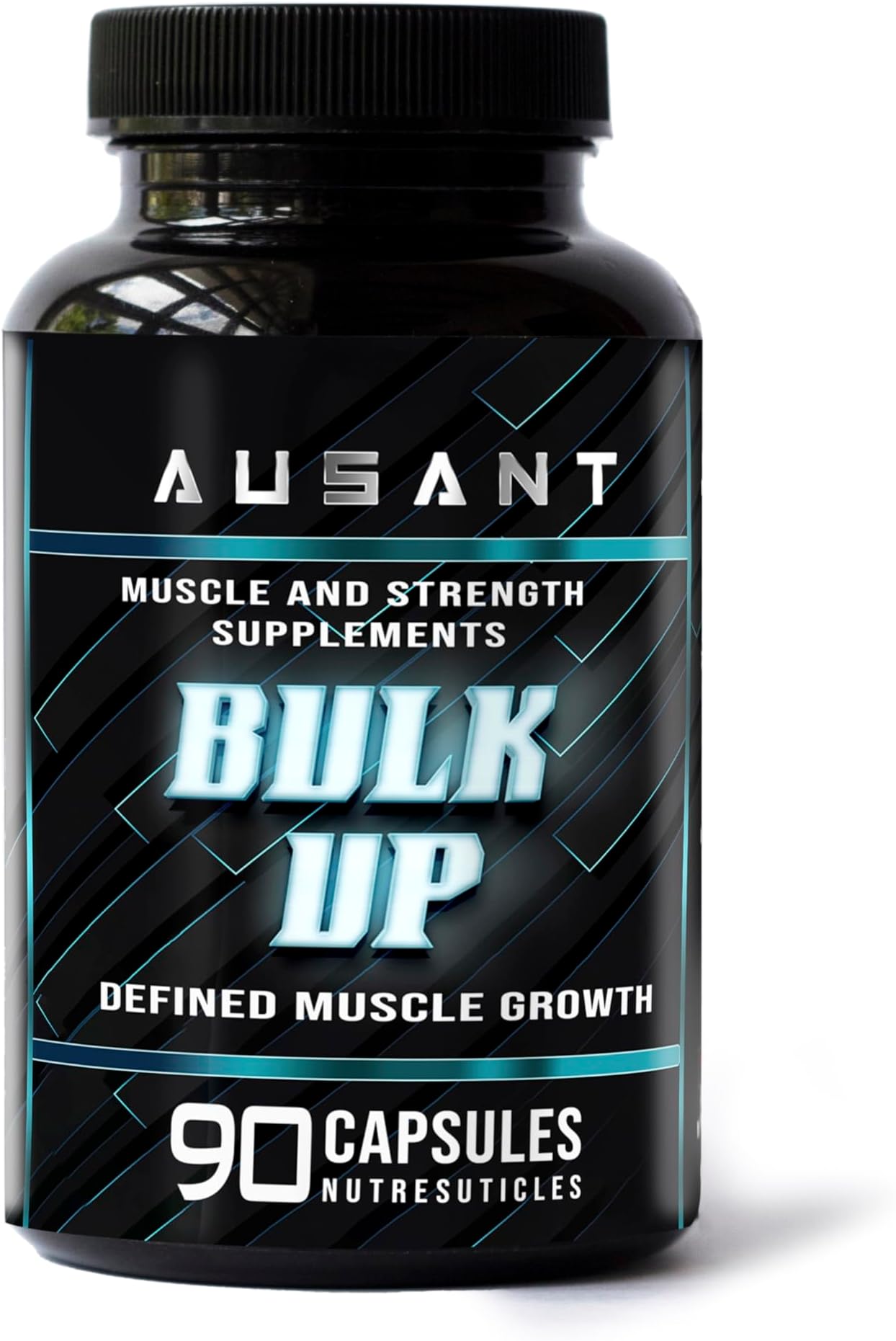 Ausant BULK UP Mass & Weight Gainer Capsule | Fast Weight & Muscle Gain, Increase Strength, Natural Alternative for Bulking for Men & Women (90 Capsules)