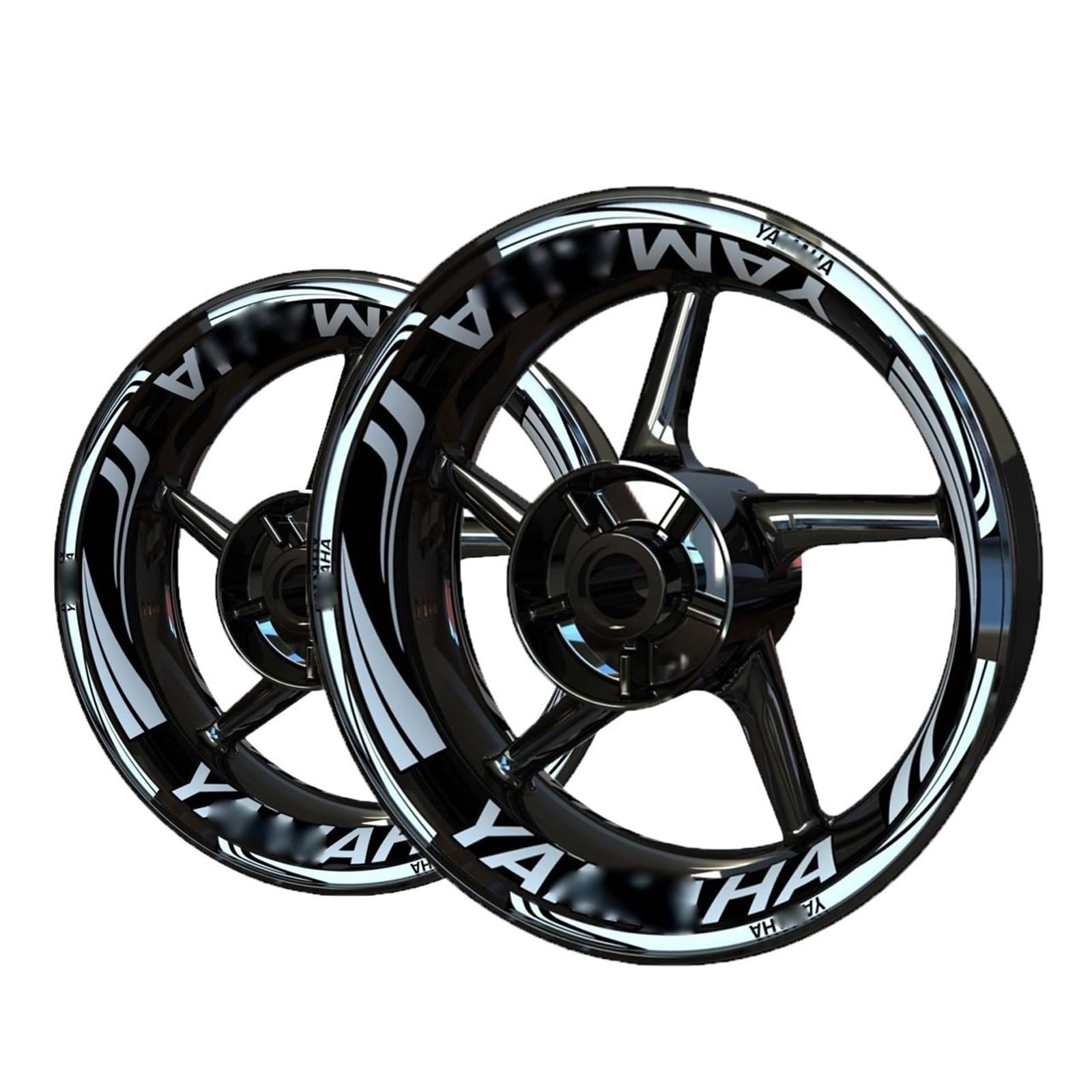 Sticker Wheel Rim Decal for for Mt07 for Mt09 for FZ6 for R15 for Wr450f for Hp4 for YZF for R1 for R3 for R15 R1m for R6(12)