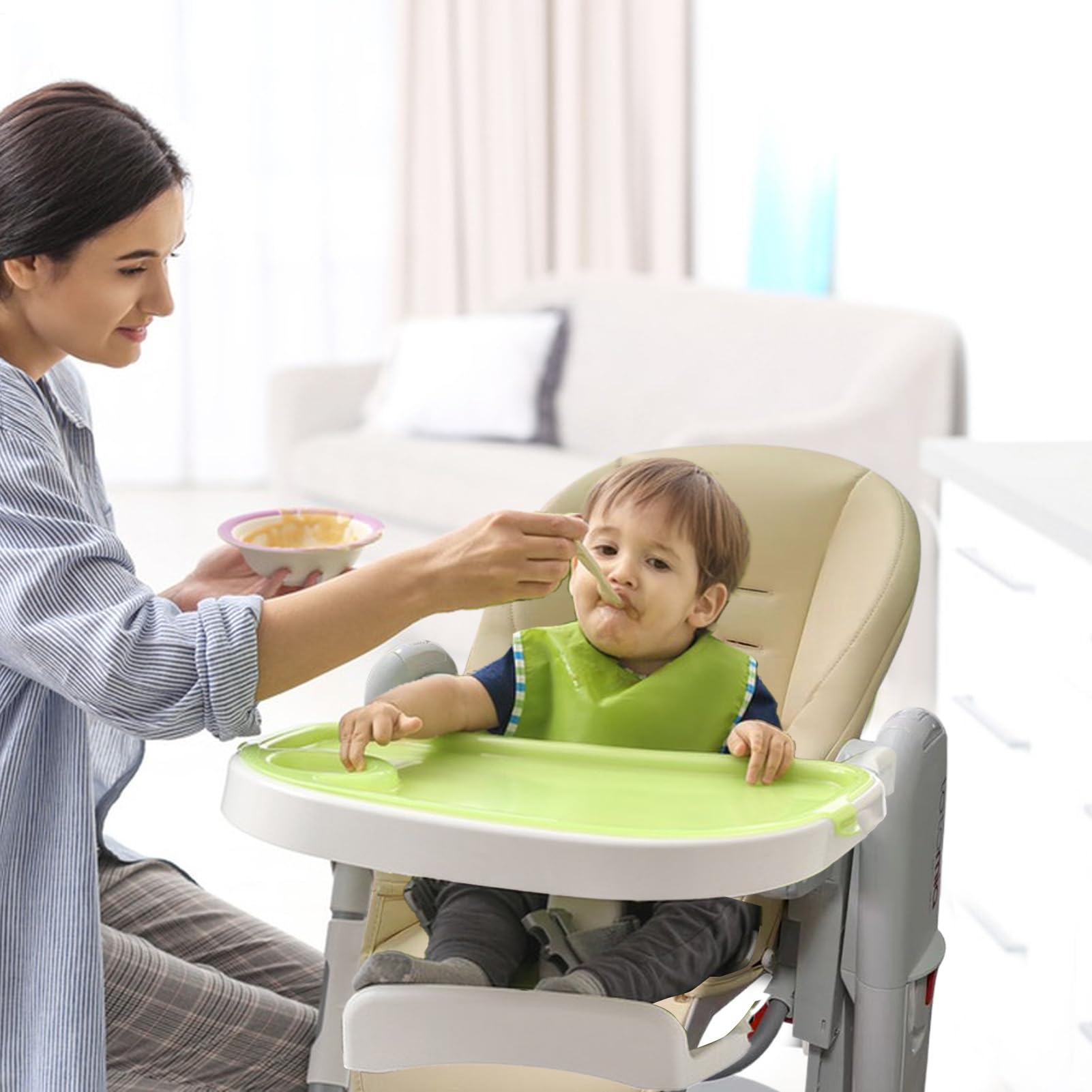 Okładki na krzesło restauracji dla dziecka, okładka HighChair dla dziecka | Poduszka do mycia maszynowego Akcesoria dla niemowląt, wygodne części zam
