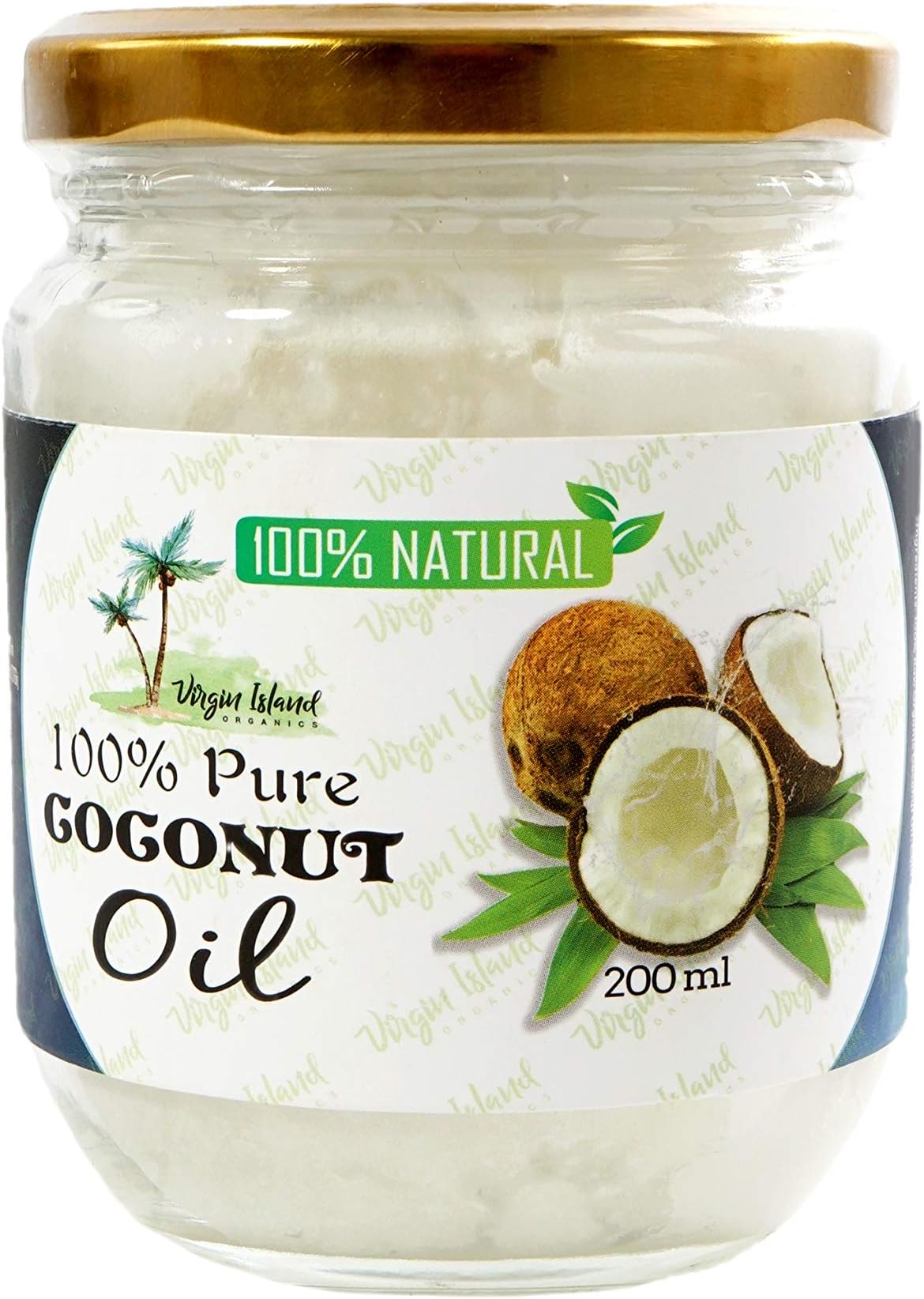100% Pure Coconut Oil, Natural, Ethical Cold Pressed