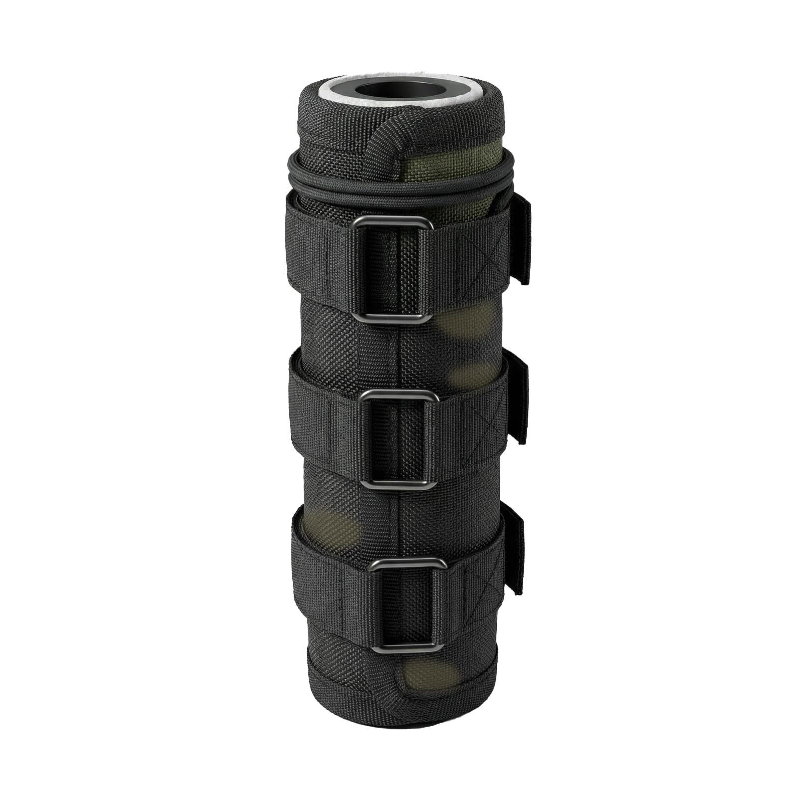 6 Inch Suppressor Cover (5/6/7/7.5/9 inch) with Burnproof Microfiber Sleeve & Silicon Lining,1200℉ Heat Resistant Suppressor Wrap for Hunting Silencer Protection with Mirage Mitigation