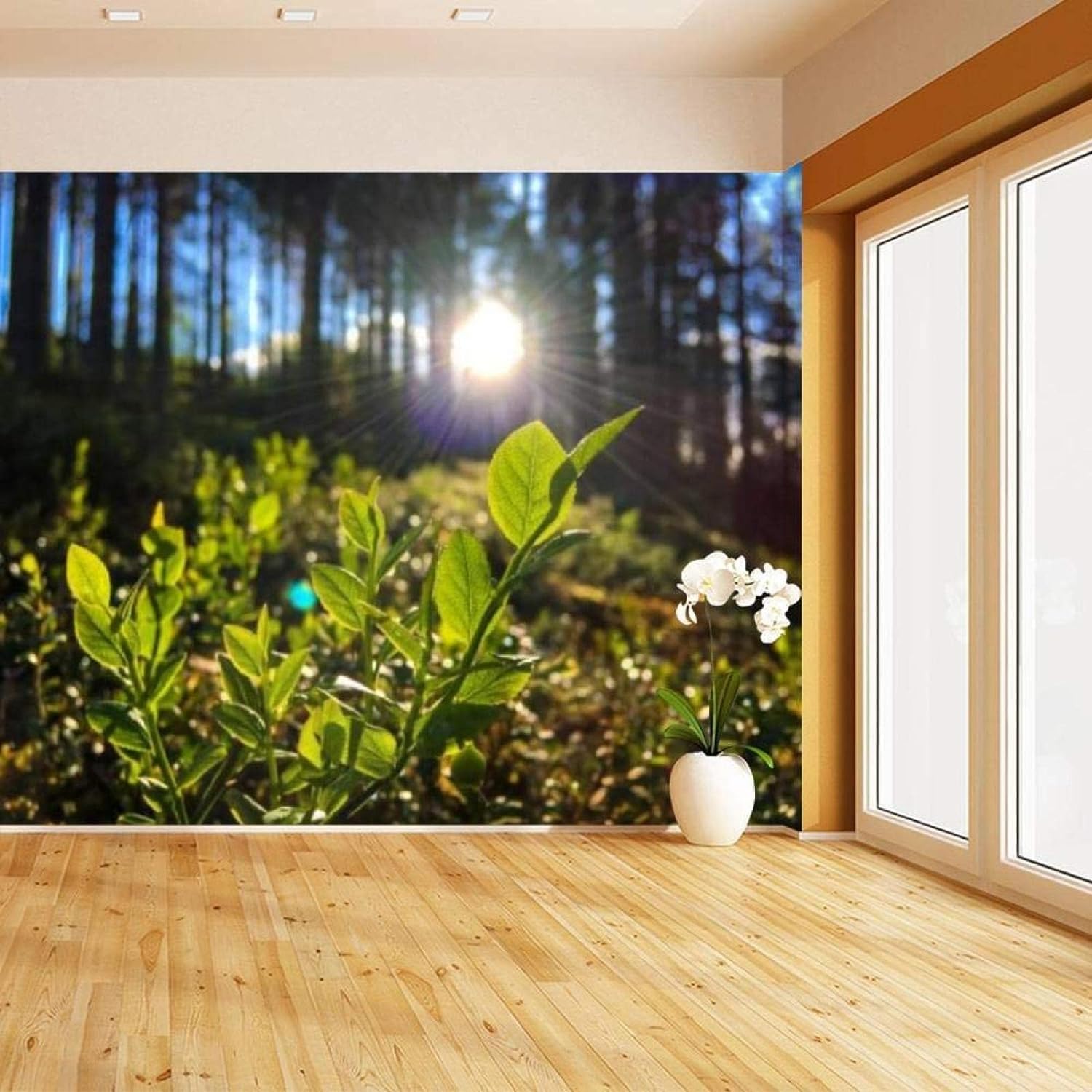 Carta Da Parati 3D Murale Paesaggio 450(W) X315(H) Cm Peel And Stick Poster Da Parete Rimovibile Tv Sfondo Decorativo Wall Art Wall Art Per La Camera Dei Soggiorno Camera Da Letto-219209