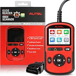 Autel Scanner OBD2 AutoLink AL549: Leitor de código de motor de verificação 2025, ferramenta de diagnóstico ABS, teste universal de bateria de carro e alternador, versão de atualização de Autel AL519