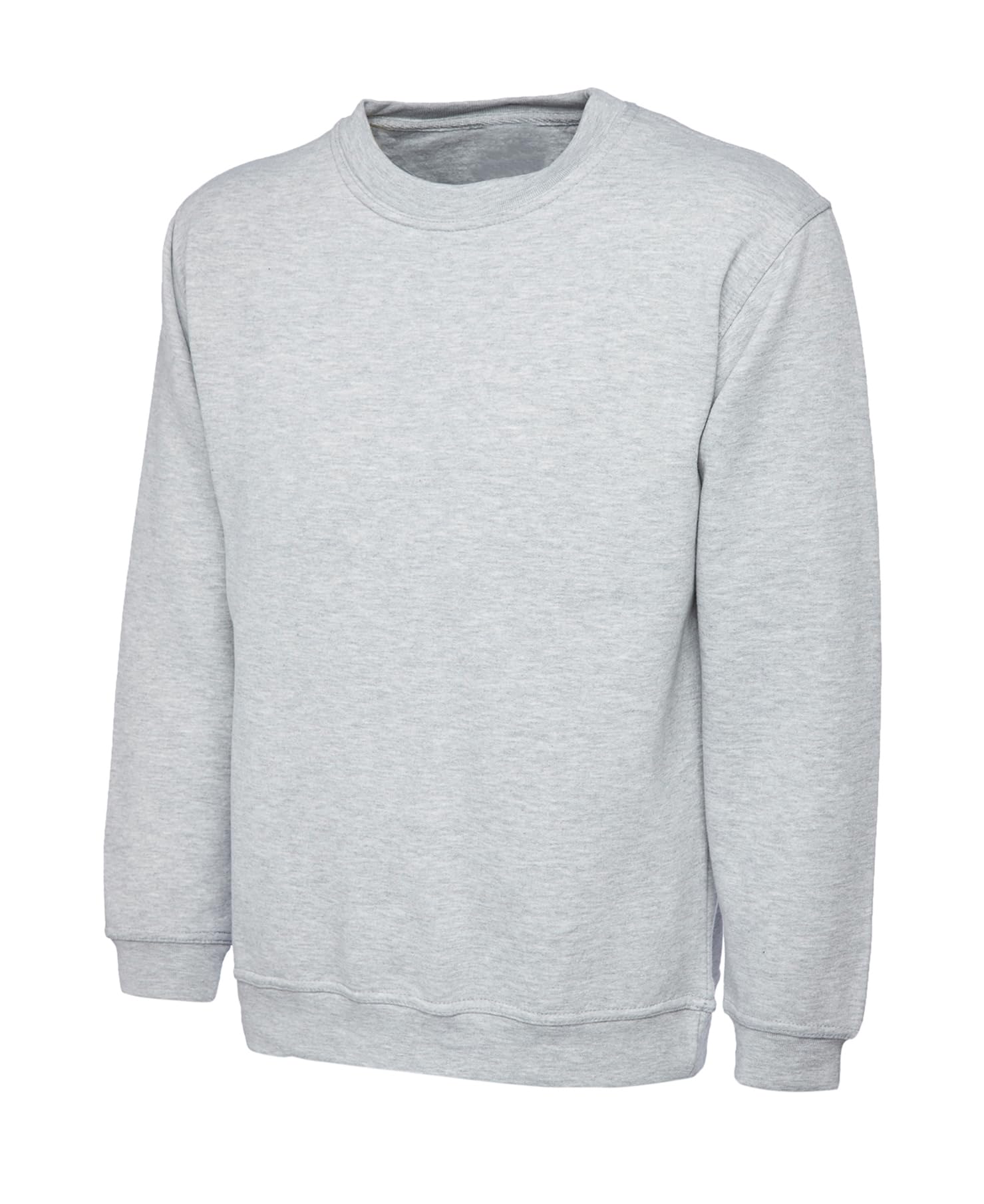 COOZO Unisex Classic Sweatshirt - Heather Grey - 6XL