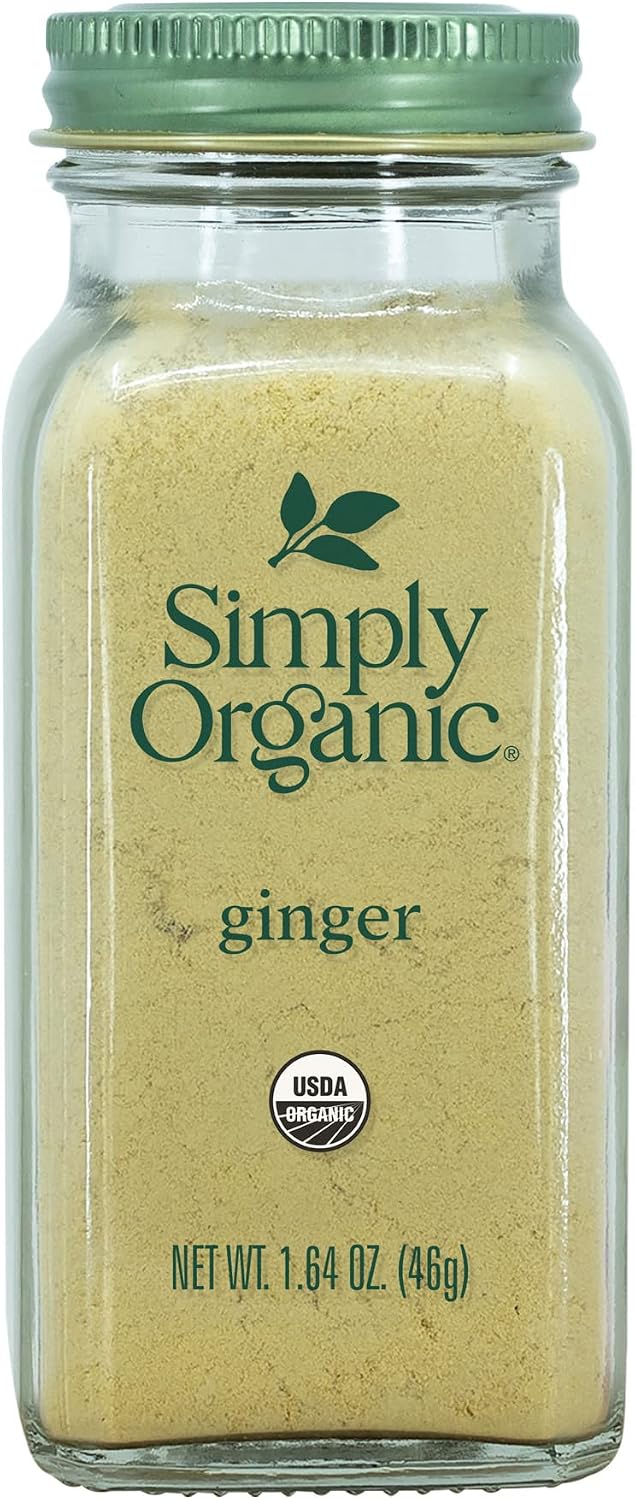 Simply Organic Ground Ginger Root, Certified Organic | 1.64 oz | Zingiber officinale Roscoe