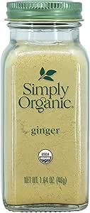 Simply Organic Ground Ginger Root, Certified Organic | 1.64 oz | Zingiber officinale Roscoe