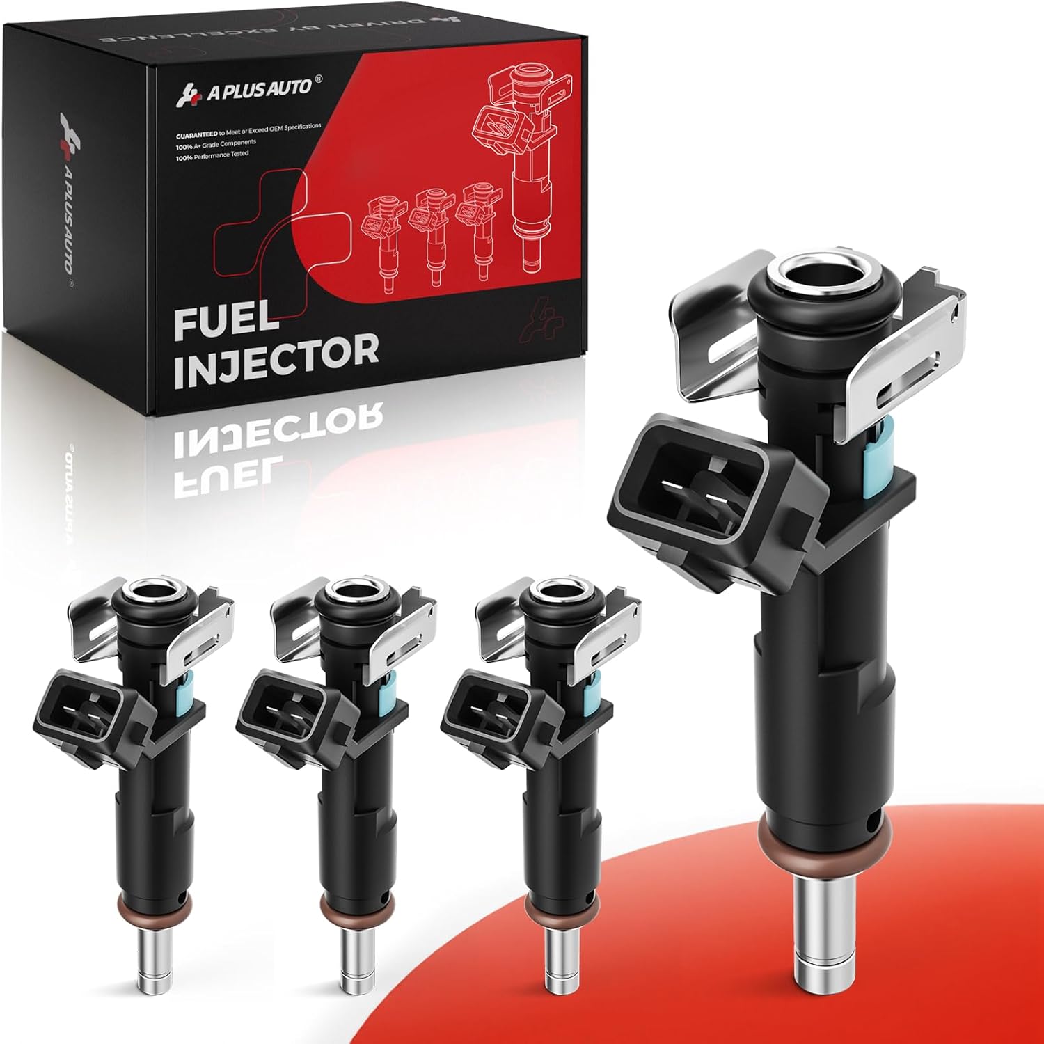 Fuel Injectors Set of 4, Compatible with Chevrolet Cruze 2011-2015, Sonic 2012-2015, Cruze Limited 2016-L4 1.8L, Replace Part 800-2189N, 55570284, 25185231, FJ1153