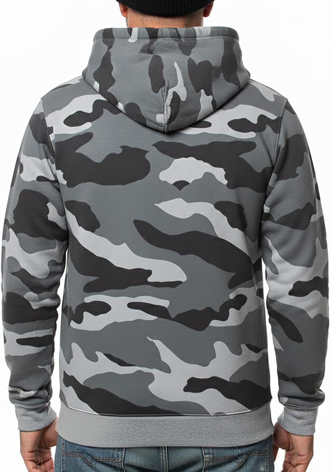 ROCK-IT Apparel I Hoodie Unisex I Premium Sweatshirt met Kap I [S-5XL] I hoge kwaliteit en zeer zacht I dark Camo XL