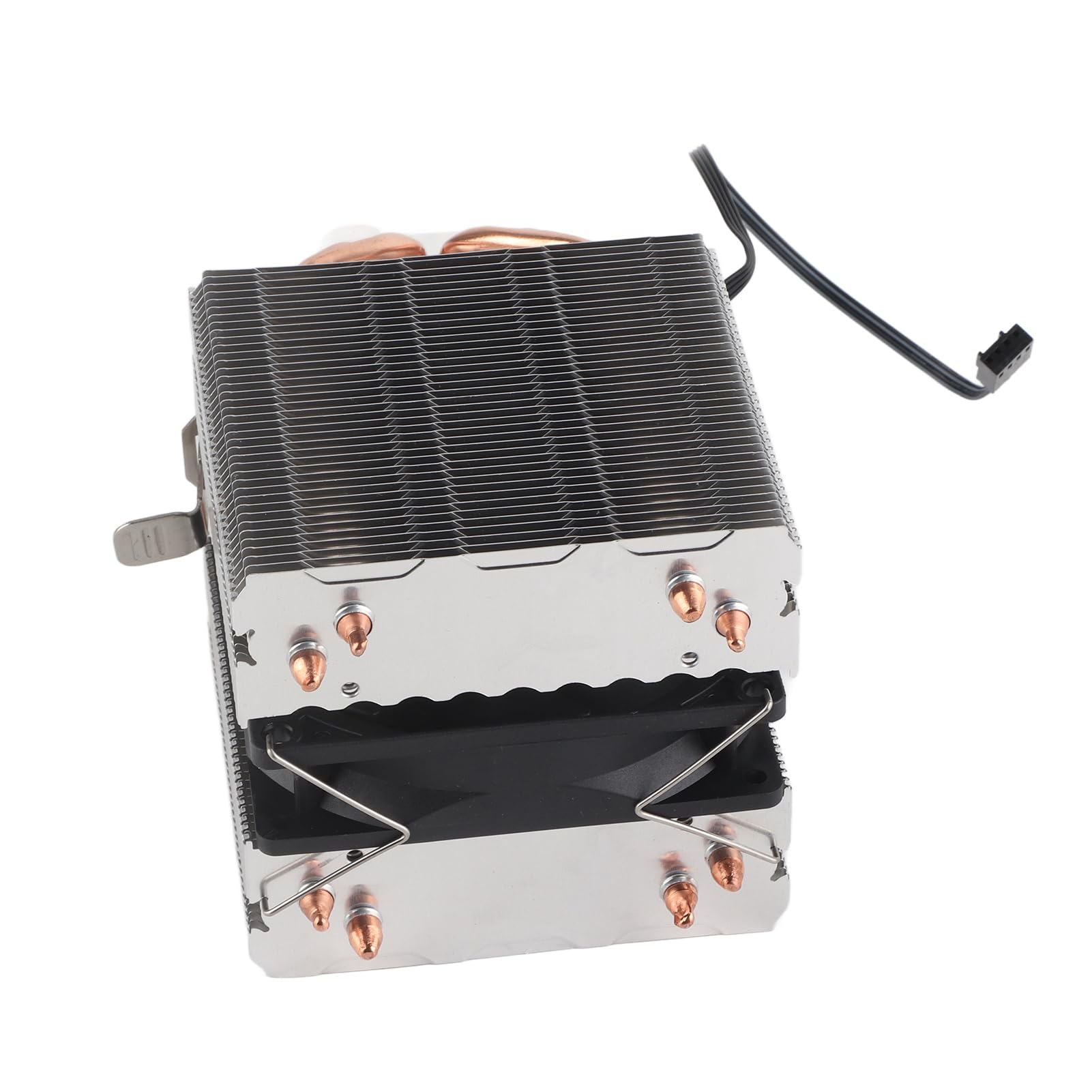 Bewinner Dissipatore CPU con 4 di Calore per LGA2011 1366 1150 1151 1155 1156, Dissipatore di Calore a Doppia Torre in Alluminio con Ventola PWM da 9 Cm, Kit di Raffreddamento CPU per Dissipazione del
