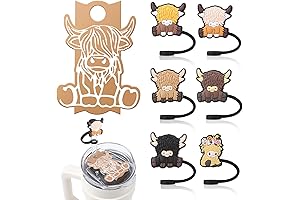 Highland Cow Straw Topper - Perfect Accessory for Your Stanley Cup