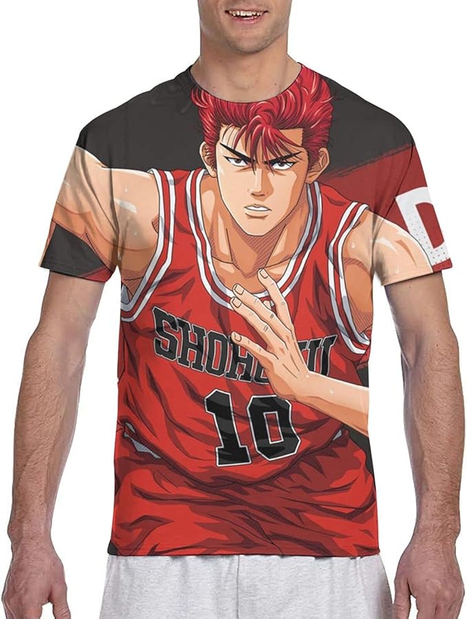 Amazon Co Jp かっこいいスラムダンク チーム 桜木花道 井上雄彦 42 ハイクオリティーtシャツ メンズ 半袖 スポーツ シャツ 軽い 柔らかい 快適 カジュアル おしゃれ メンズ 服 春 夏 秋 冬 ファッション