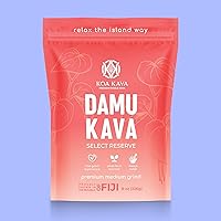 Vista 1 de Damu Koa Kava Kava Powder - Raíz noble de Damu Fijian de primera calidad, fuerte, embriagador 8 onzas (7.97 oz)