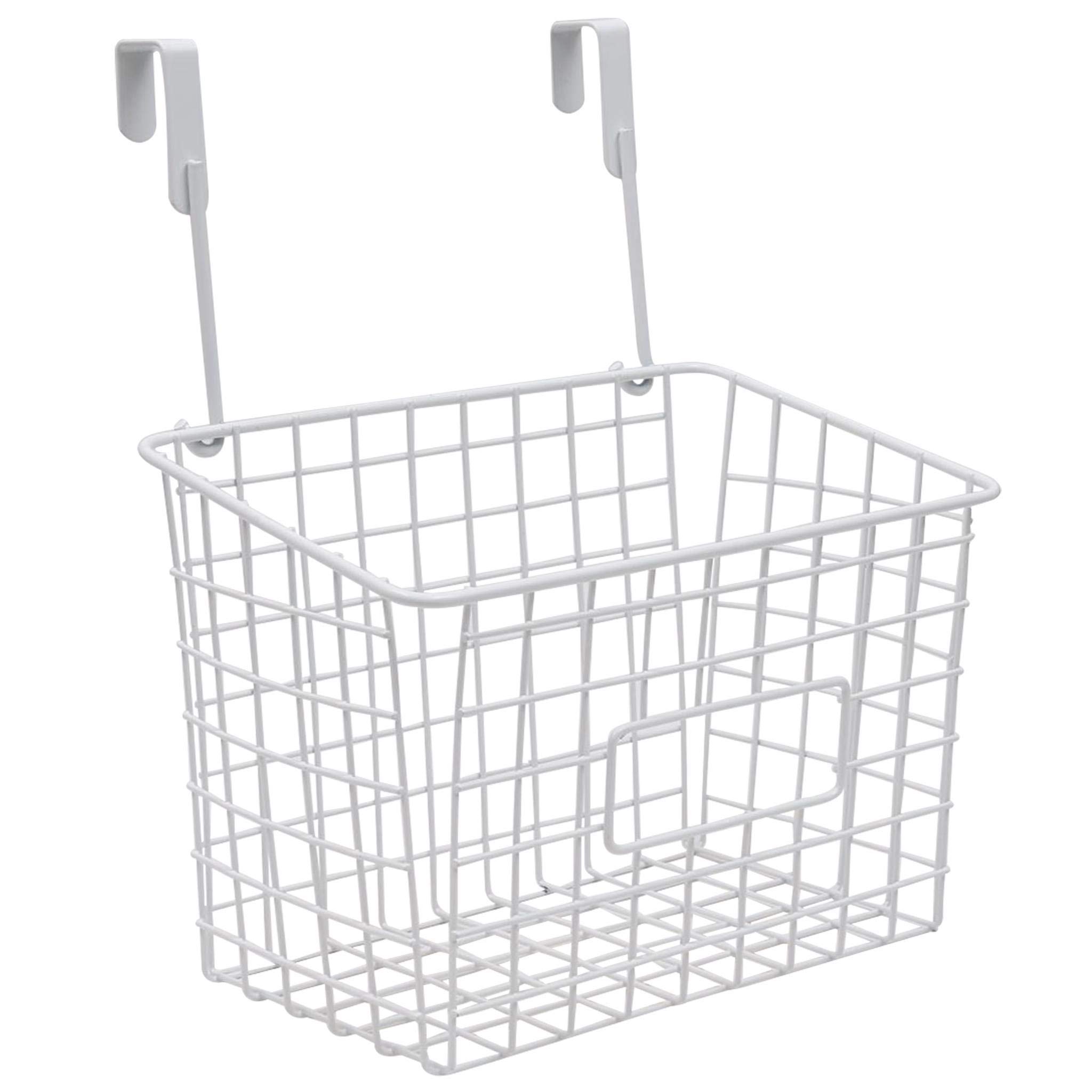 LivzingMulti-Functional Compact Over The Cabinet Organizer Door Hanging Rack Shelf Storage Spice Bottle Basket Kitchen Pantry Caddy