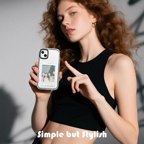 Miniatura 6 de ZCDAYE Funda transparente tipo cartera para iPhone 13 (6.1 pulgadas), funda para iPhone 13 con tarjeterotarjeta, funda delgada y suave de TPU a