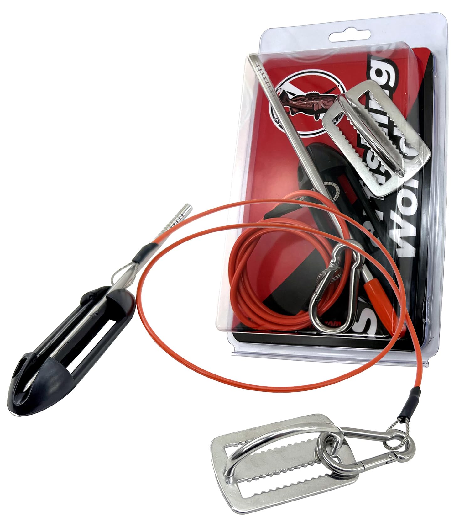 Heavy Duty Fish Lock Heavy Duty Fishing Stringer With 5 Stainless Steel ...
